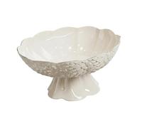 perfk Removable Fruit Stand with Drainage Holes, Ideal for Decorating A Table, Countertop Or Living Room. Gift Idea, White