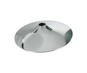 perfk Replacement Pub Bar Stool Base Mount Plate Metal Iron Heavy Duty Replacement Parts Accessories for Counter Stools Easy to Install, 45cm