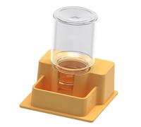 perfk Reptile Feeder Feeding Accessories Water Feeding Bowl Reptile Water Dish for Tortoise, Yellow