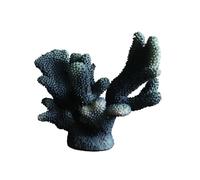 perfk Resin Coral Statue, Nautical Decoration, Modern Resin Sculpture, Artificial Coral Ornament for Entryway, Living Room Tabletop, Purple 23cmx19cm