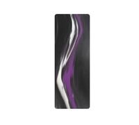 perfk Rubber Exercise Pad Double-Sided Mat Coconut Fiber Thickness Enhanced Stability Textured Surface Suitable for Adult Training Family Exercise Everyday Stretch Comfortable, Iris Purple