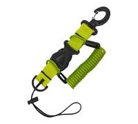 perfk Scuba Diving Lanyard, Webbing Strap Retractable Anti Lost Rope Portable with Clip, Quick Release Buckle for Water Sports