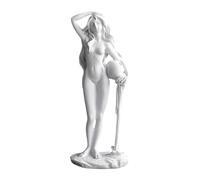 perfk Sculpture Aphrodite Statue Collectible White Decorative Figurine Greek Art for Office Bookshelf Study Room, Style B
