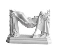 perfk Sculpture Aphrodite Statue Collectible White Decorative Figurine Greek Art for Office Bookshelf Study Room, Style C