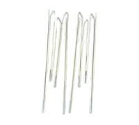 perfk Set of Poles for Children's Play Tent, 4-section Design, 5.9 Mm Rods, Sturdy And Lightweight White Fiberglass Poles, 2 Pieces