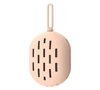 perfk Silicone Makeup Sponge Holder Lanyard Design Breathable Double Side Hollow Container Make up Blender Case Drying Holder for Women Girls
