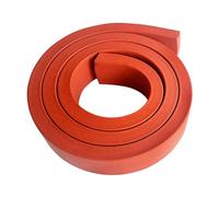 perfk Silicone Seal Strip Weather Stripping Windproof Heat Resistant 1M for Drawer Speakers Electrical Cabinets Tool Box Cars, 25mm