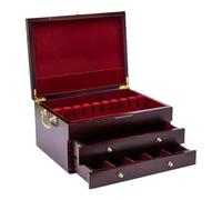 perfk Silverware Storage Box,Silverware Chest Utensil Case,Flatware Storage Box for Christmas