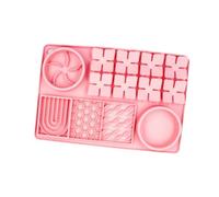 perfk Slow Feeder and Lick Mat for Dogs and Cats Smell Training Foraging Skills for All Breed, Pink