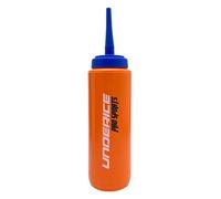 perfk Sports Squeeze Water Bottle, Portable Leak for Women And Men, Reusable Water Cup Drinking Bottle for Workout, Ice Hockey, Fitness, Orange