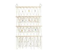 perfk Stuffed Animal Hammock Ideas Holder Wall Bathroom Nursery Living Room Toy Hammock Hanging Net Corner Hanging Organizer, 3 Tier