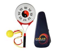 perfk Tai Racket Ball Set for Senior Fitness with Rouli Ball And Wushu Gear, Set A