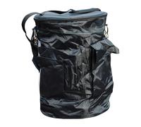 perfk Tennis Ball Bag Black Multifunctional 80 Baseballs High Capacity Pickleball Basket