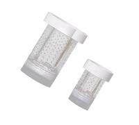 perfk Tiddler Tank Box Hatchery Multifunction Sturdy Cylindrical Tiddler Egg Shielded Net for Domestic Protection Betta, 1 Large and 1 Small
