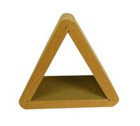 perfk Triangle Scratcher Scratching Post Furniture Protector Cat Scratch Pad for Kitten