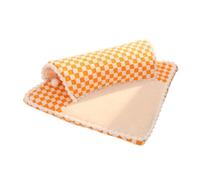 perfk Tunnel Cat Bed Winter Warm Interactive Play Toy with Hanging Ball Washable Cat Activity Center Cat Shelter for Cats Outdoor, Orange M