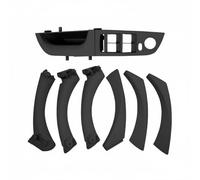 perfk Vehicle Interior Handle Car Door Pull Interior Trim Design Smooth Touch Scratch Resistance Suitable for Driver and Passenger Use Automotive Repair, Black, Standard Short