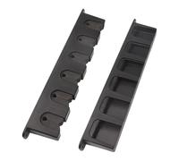 perfk Wall-mounted Fishing Rod Holder with 6 Slots - Practical And Easy to Assemble - Storage Rack for Fishing Rods in The Garage And