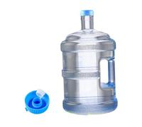 perfk Water Dispenser Water Bottle Water Tank Round with Handlebar Bottles Water Bucket for Car Wash Kitchen Household, 5L