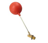 perfk Water Tank Float Valve Brass Float Valve Auto Fill Shut Off Floating Ball Valve for Toilet Cistern Pond Small Swimming Pools, Brass, 2inch DN50