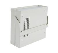perfk Waterproof Distribution Box Electrical Protection Case Enclosure Easy to Install Weather Resistant Outdoor Junction Box, White