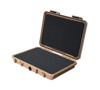 perfk Waterproof Hard Case Organizer Protection Protective Storage Box for Home Emergency Repairs Electronic Lens Action Camera, Khaki