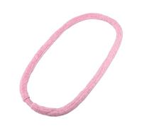 perfk Weighted Exercise Hoop Soft Spring Hoop Portable Workout Circle for Travel Indoor, Pink