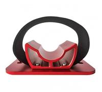 perfk Wheel Mount Rear Wheel Car Bracket Aluminum Alloy Raised Cradle Anti-slip Support Suitable for Road Travel Garage Display, Red