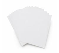 perfk White Cardstock Paper Ream for Versatile Needs Thick Sheets for Color Printing Posters Table Numbers Place Cards Folds Smudge Resistant Surface Suitable for Party Decorations, 160g