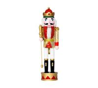 perfk Wooden Nutcracker Nutcracker Figure Puppet Toy Holiday Craft Collectibles Party Favors Classic Traditional Gift Xmas Decor