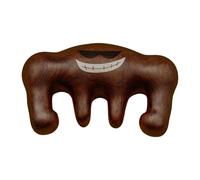 perfk Wooden Scalp Massager,Wide Comb Meridians Tool Wood Massage Comb Gua Sha Head Massager for Scraping,Grooming,Styling