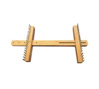 perfk Wooden Weaving Loom Hand Weaving Frame for Children Adjustable for Crafting Scarves