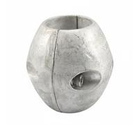perfk Zinc Alloy Marine Anode Boat Shaft Anode Propeller Anode Rudder Anode Sacrificial Protection With Stainless Screws suitable for saltwater boats yachts maintenance crews, 1-1/2 Inch