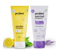 Perfora The Daily Routine Awake & Unwind Toothpaste | Active Freshness Cavity Prevention & Teeth Whitening for Set of 2