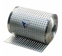 Perforated 304 Stainless Steel Wire Mesh Screen, Anti-Drop Balustrade Filling Panels, 0.35mm Hole Size, Durable Sheet 45x300cm for Application