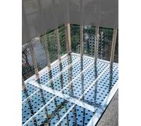 Perforated Acrylic Sheets Hole,Decoration Panels Waterproof Window Pads Perforated Plastic Sheet,Mesh Screen Decorative Meshes,Translucent Plate(100x100cm)