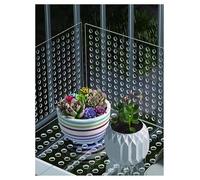 Perforated Acrylic Sheets Hole, Perforated PC Mesh Sheets Lightweight Balcony Window Protection 30x100-600cm(30x500cm)