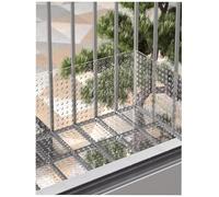 Perforated Acrylic Sheets Hole, Perforated Polycarbonate Mesh 1.5mm 10mm Holes For Balcony Window Decoration(10)