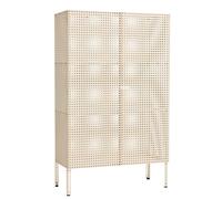 Perforated Cabinat Floor Large Sideboard Hay