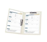 Perforated Clamp Binder Double Metal Clip Binder for 150 Sheets