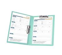 Perforated Clamp Binder Double Metal Clip Binder for 150 Sheets