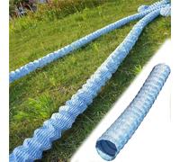Perforated Drainage Pipe 2 Inch Permeable Outdoor Drain Pipe, Yard Drainage Pipe for Standing Water - Commercial/Residential, Drain Pipe for Retaining Wall/Flower Bed/Soil(L76ft)