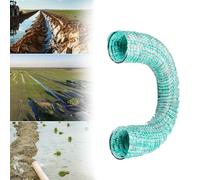 Perforated Drainage Pipe Flexible/Landscaping Drain Pipe Expandable, Extra Long Underground Gutter Drainage System/Perforated French Drain Pipe(Blue 2''/5cm,Long 50m(164ft))