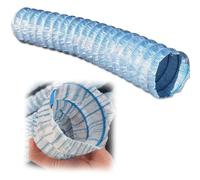 Perforated Drainage Pipe French Drain, Outdoor Soft Infiltration Drains Pipe 2 3 4 6Inch, Non Woven Fabric Corrugated Landscape Drain Pipes(10cm/4.1in,L 18m(59.1ft))