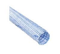 Perforated Flexible Drainage Infiltration, Blue 4 Inch Perforated Corrugated Drain Pipe for Underground Gutter Drainage 1-10m Length(5m/16.4ft)