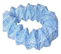 Perforated Flexible Drainage Infiltration, Underground French Drain Pipe Steel Reinforced Non-Woven Filter Blue 50-150mm D 2-50m L(D 80mm x L 20m)