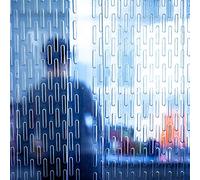 Perforated Fly Screen Door PVC Strip Curtain Kit - (1m x 2.25m) - 200mm x 2mm - Warehouse Catering Pest Control