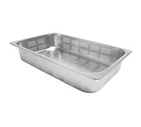 Perforated Gastronorm 1/1 100mm Pan Stainless Steel Combi Oven Steamer Tray Bain Marie