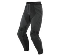Perforated Leather Pants Dainese Pony 3 Black-Matt