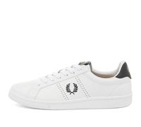 Perforated Leather Tennis Shoes - male - Fred Perry - Sneakers - White - 10 UK - Shoes 10 UK
